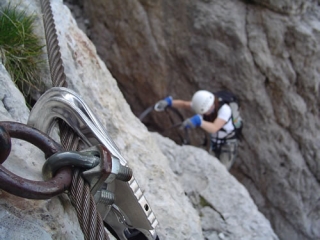  Vía Ferramarra en el Parque Nacional de Ecrins